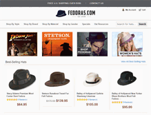 Tablet Screenshot of fedoras.com
